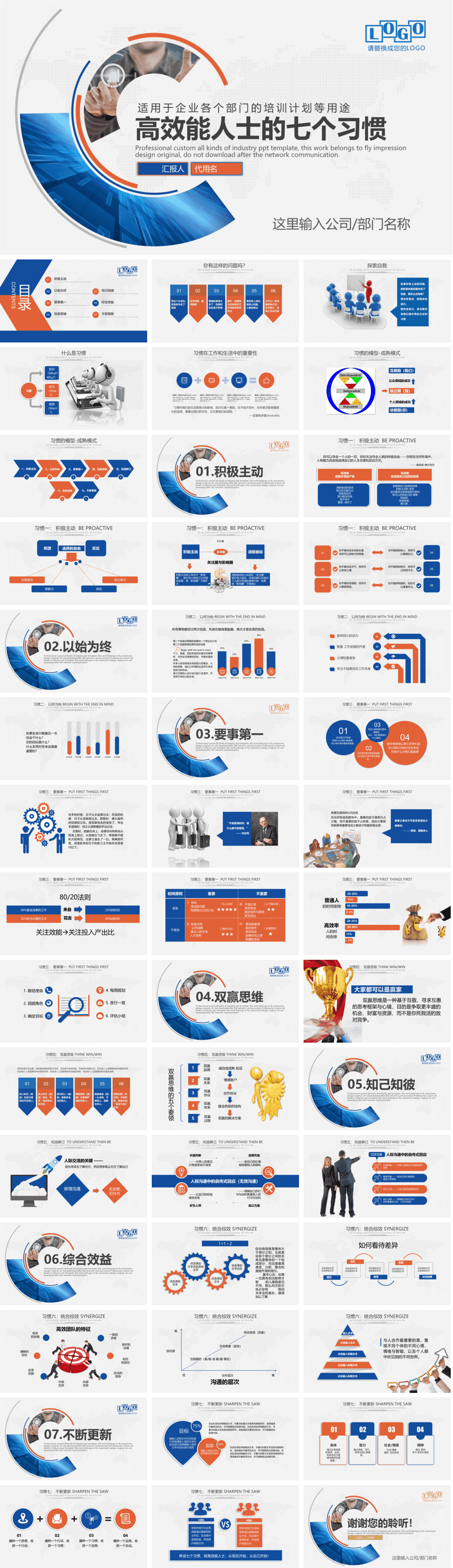 23PPT - 企业管理-18 高效能人士的七个习惯.pptx
